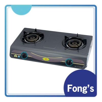 [HY-9999S8]石油氣易潔面座檯雙頭煮食爐